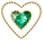 an emerald heart